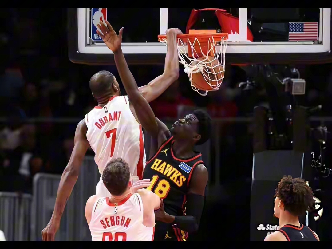 杜兰特33+11+8 篮网胜老鹰